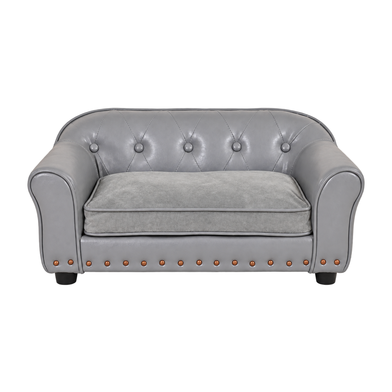 Sofá cama para perros de piel PU