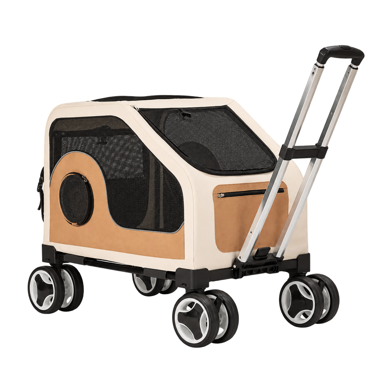Maleta con asa telescópica para mascotas